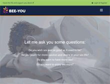 Tablet Screenshot of bee-you.com